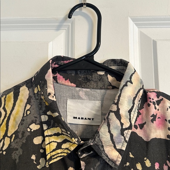 EUC Isabel Marant Iggy Printed Button Down Shirt size S - Picture 4 of 14